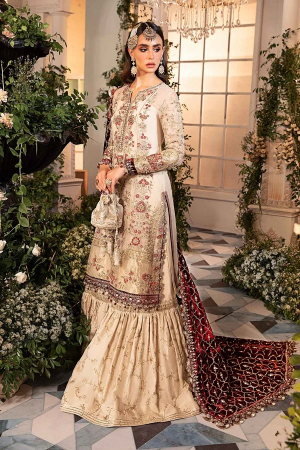 MARIA B | MBROIDERED | EMBROIDERED ORGANZA SUIT | BD-2905