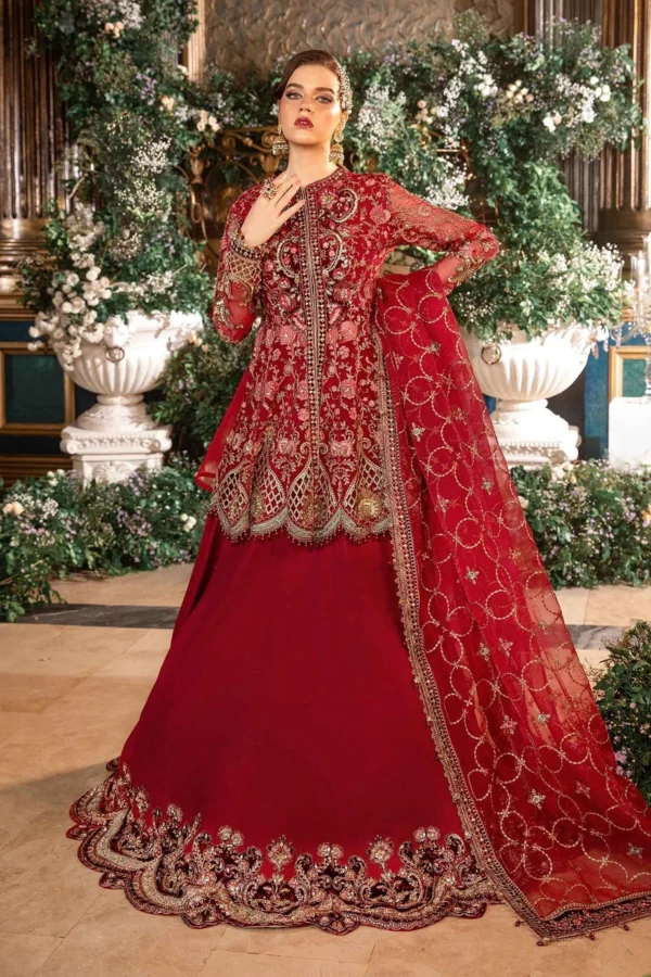 MARIA B | MBROIDERED | EMBROIDERED ORGANZA SUIT | BD-2901 | FROCK