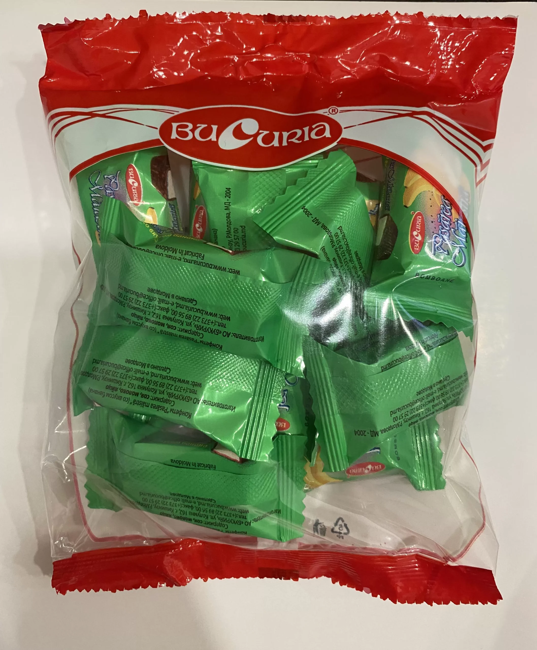 Bucuria candies Bird's Milk Firebird, banana 150g - Image 2