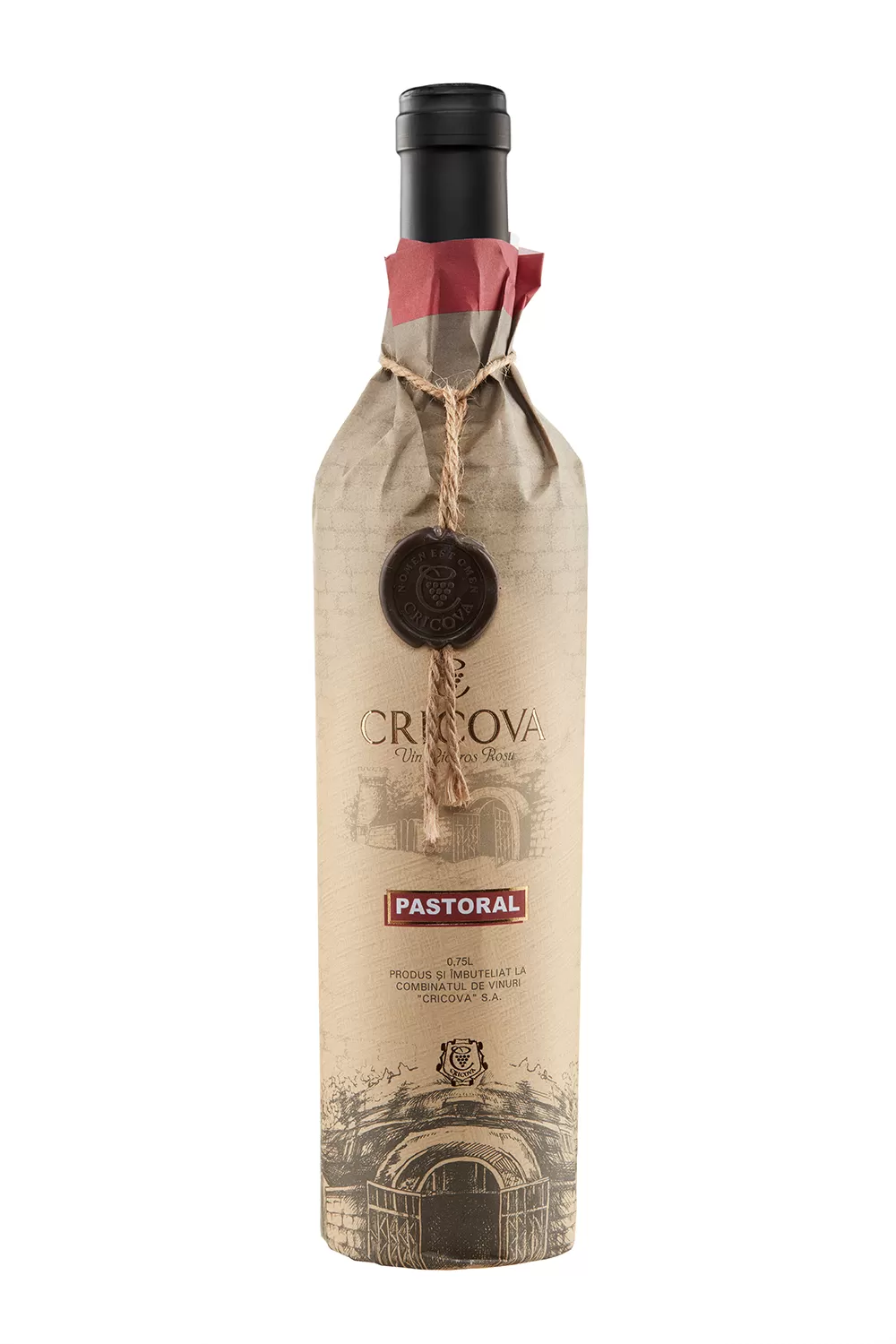 Cricova Papirus Pastoral Liqueur, Sweet Red Dessert Wine 750 ml